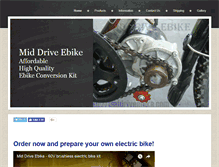 Tablet Screenshot of middriveebike.com
